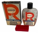 Vtg Remington Shaver Saver Glass Bottle W/box/drip Tray Shaving Prop Display. Fixed Price $11.69.