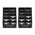 2 Pack Rack Storage Tray - Holds 10 Clipper Blades (black). Fixed Price $34.52.