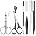 Eyebrow Trimmer Kit, 6 1 Scissors, Tweezer, Razor, Shaping. Fixed Price $10.39.