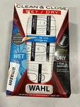 Wahl Clean & Close Electric Razor Rechargeable Wet/dry Waterproof Shave. Fixed Price $39.99.
