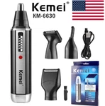 Kemei 4IN1 Electric Beard Nose Hair Timmer Cordless Clippers Shaver Set KM-6630. Fixed Price $13.99.