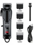 Hiena Electric Hair Clipper Usb Rechargeable Cordless Beard Trimmer Men. Fixed Price $49.99.