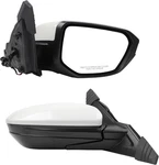 Dasbecan Passenger Side Door Mirror RIGHT-3PINS-WITHOUT Heated, White. Fixed Price $67.33.