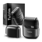 Tulzim Electric Foil Shaver For Men: Portable Razor Dark Black. Fixed Price $59.90.