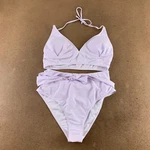 Sovoyontee Women's Xl White 2 Piece High Waisted Tummy Control Bikini New *flaw. Fixed Price $18.89.