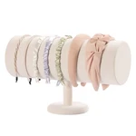 Byken Headband Holder Organizer,hair Ear T-bar, Beige Velvet. Fixed Price $35.94.