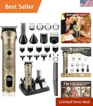 All-in-one Electric Razor Shaver & Beard Grooming Kit For Men Perfect Gift. Fixed Price $85.99.