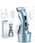 New Women Akunbem Electric Razor Legs Bikini Trimmer Shaver Blue Wet & Dry. Fixed Price $39.99.