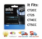 Braun 40B Foil Cutter Shaver Head Cooltec CT2CC CT2S CT4CC CT5CC Cassette 100% G. Fixed Price $33.99.