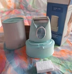 1970S Lady Sunbeam Twin Head Electric Shaver W/case Model LS67 Blue - New Unused. Fixed Price $77.77.