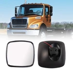 Black Rear View Wide Angle Mirror, Heated Fit For 2004-2016 Freightliner M2 1.... Fixed Price $58.17.