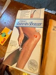 New Vintage 1990 Pollenex Ladies Shave-in Shower Combo W/ Hose Box Razor LS7BK. Fixed Price $24.95.