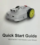 Bestmow T100 8" Cut Electric Smart Lawn Mower- For Parts. Fixed Price $200.00.