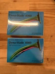 1990S Sharper Image Dynablade 4000 Vibrating Electric Safety Razor Rare New Nib. Fixed Price $250.00.