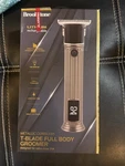 Brookstone Metallic Cordless T-blade Full Body Groomer & Shaver Led Display New!. Fixed Price $25.00.
