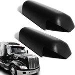 Door Mirror Black Cover Fit For 2013-2022 Peterbilt 579 Truck Pair, Chrome. Fixed Price $62.50.