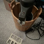 Oster 4-QUART Electric Ice Cream Maker Wooden Bucket Frstic-wdb Mixing Paddle. Fixed Price $60.30.