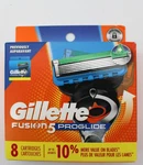Gillette FUSION5 Proglide 5-BLADE Razor Refill Cartridges 8 Count New. Fixed Price $19.95.