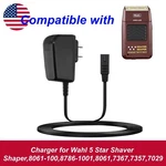 Charger For Wahl Star Shaver SHAPER,8061-100,8786-1001,8061,7367,7357,7029. Fixed Price $11.88.