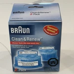 Braun & Renew Cartridge 2-PACK Shaver Cleaner X 170ML. Fixed Price $15.49.