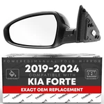 Driver Mirror Kia Forte - Power, Manual Fold, Flat Glass Side Mi.... Fixed Price $79.79.