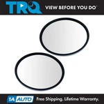 Trq 8.5" Round Convex Mirror Pair Stainless Steel Heated Offset Stud W/bracket. Fixed Price $64.95.