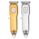 Resuxi Hair Clippers JM-1011 Trimmer Men Barber Adjustable Cordless Gold Silver. Fixed Price $14.99.