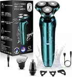Waterproof Rotary Electric Razor For Men, Rechargeable Wet & Dry Shaver. Fixed Price $50.25.