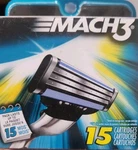Gillette MACH3 Razor Blade Refills For Men 15 Cartridges New Sealed. Fixed Price $23.99.