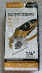 Sakerplus Cordless Electric Scissors Cutter 1/4" Max Cutting Color: Yellow Nib. Fixed Price $17.99.
