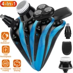Men Rotary Rechargeable Electric Razor Shaver Hair Trimmer Wet & Dry Waterproof. Fixed Price $25.54.