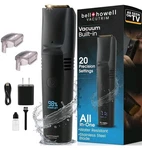 Bell+howell Vacutrim Cordless Beard Trimmer Rechargeable Electric Shaver. Fixed Price $45.00.