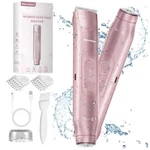 Akunbem 2 1 Women Electric Shaver Dual Head Bikini Trimmer For IPX7 Wat. Fixed Price $116.96.
