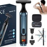 Foke Back Shaver For Men, Ultra-wide 1.8" T-shaped Head, Travel Jet Black. Fixed Price $93.90.