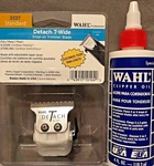 Wahl #2227 5 Star Cordless Detailer Carbon Steel T-wide Blade + 4.OZ Oil. Fixed Price $30.88.