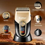 Kemei Rechargeable Shaver For Men Beard Trimmer Usb Waterproof IPX4 KM-3209. Fixed Price $59.89.