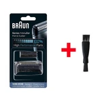 Genuine Braun Series Replacement Head 10B-FOIL & Cutter, Black+cleaning Brush. Fixed Price $28.80.
