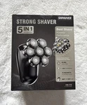 Wyklaus 5-IN-1 Detachable Head Shaver Bald Men 7D Rotary Electric Razor IPX7. Fixed Price $18.90.