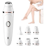 Kemei KM-375 7-IN-1 Women's Cordless Body Shaver Wet/dry Usb Multi-attachments. Fixed Price $27.71.