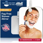 Shave Well Deluxe Anti-fog Shaving Mirror Fogless Hanging Bathroom Shower. Fixed Price $20.11.