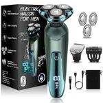 Electric For Men,mens Razors Shaving Face,led Display Rechargeable .... Fixed Price $46.84.