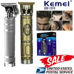 Kemei Silver Cordless Hair Clippers Trimmer Shaver Cutting Beard Barber. Fixed Price $17.99.