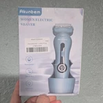 Akunbem Electric Body Shaver Waterproof Dry/wet Led Light Blue For Women. Fixed Price $15.00.
