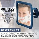 Shower Fogless Shaving Upgraded Suction- Blue Mirrorvana Freeship. Fixed Price $19.99.
