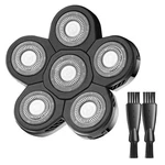 Aw Shaver Replacement Head, 6 Blades Count (pack Of 1), Silver. Fixed Price $30.90.