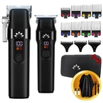 Amuliss Professional Clippers And Trimmer Set For Men Cordless Haircut .... Fixed Price $79.10.