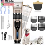 Dog Clippers Grooming Kit Heavy Thick Hair Cordless Low Noise Trimmer From Usa. Fixed Price $41.88.