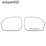 Pair Side Mirror Glass Ford Explorer 2020-2023 W/ Blind Spot Heated. Fixed Price $53.91.