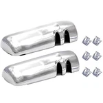 Leavan Chrome Door Mirror Covers Fit For Kenworth T680, Pair. Fixed Price $141.01.