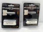 Supreme Trimmer 2PK Replacement Shaver Head Foil Cutter SB11/WHT White STF101. Fixed Price $35.99.
